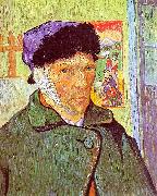 Vincent Van Gogh Self Portrait With Bandaged Ear oil painting reproduction